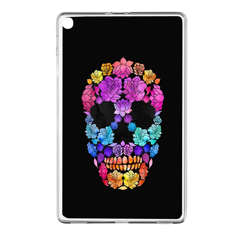 Мягкий чехол из ТПУ для samsung Galaxy Tab A 10,1 SM-T510 SM-T515 10,1 дюймов версия окрашенная прозрачная на планшет задняя крышка Funda