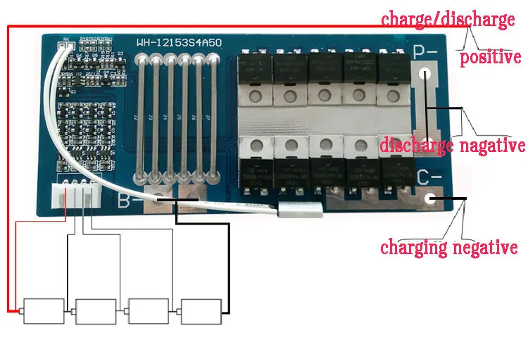 Фонарь 60A LiFePO4 12 8 V 26650 18650 BMS Защитная панель с рисунком фонарь для 12V Cell Pack |