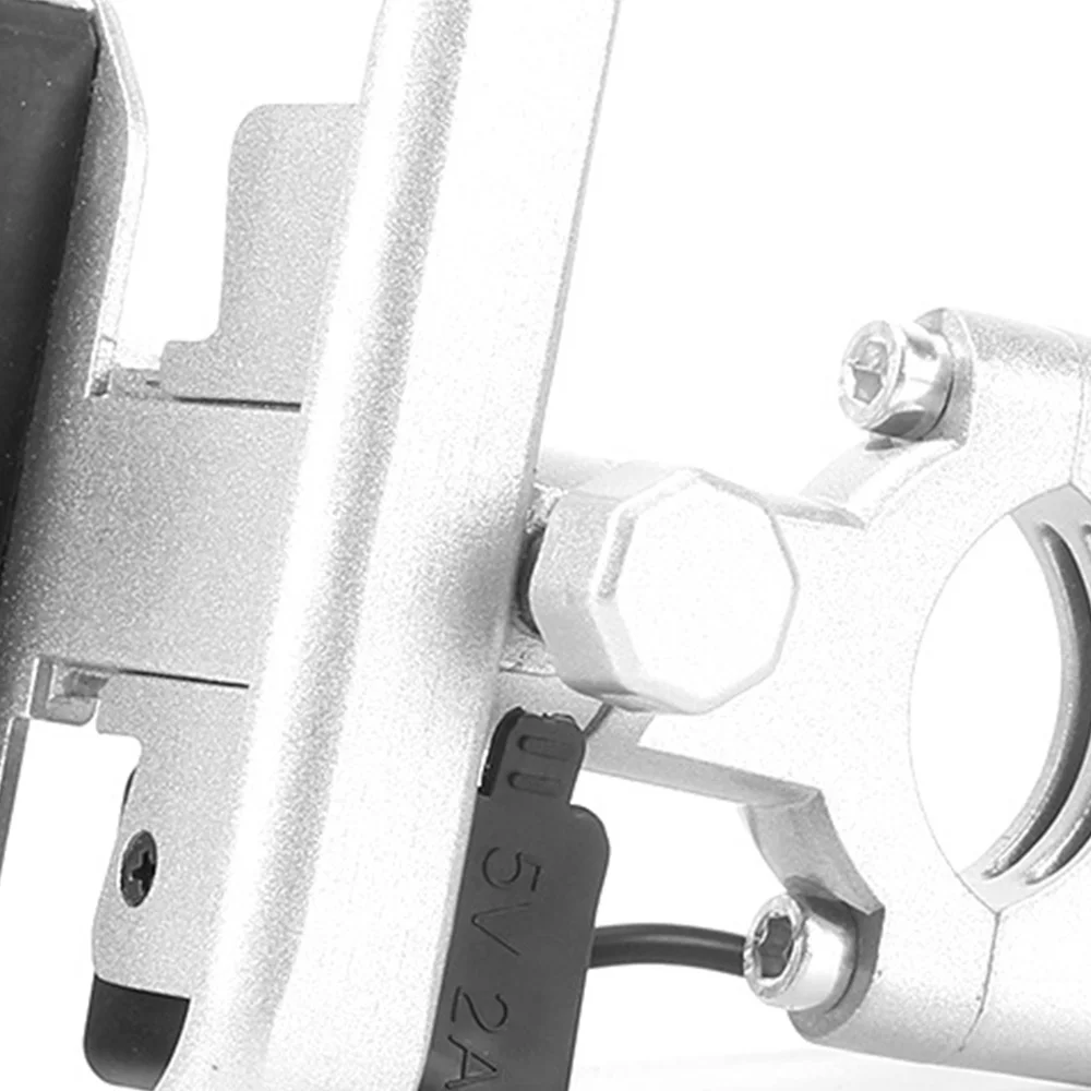 

Bike Motor Phone Holder Motorcycle Bicycle Handlebar Cellphones GPS Stand Stable Shockproof Fixed Navigation Support Bracket