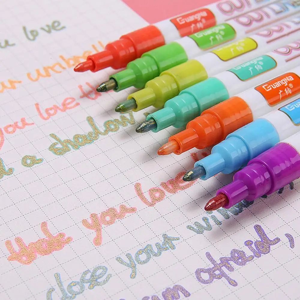 

3/5pcs Japan Mild Liner Fluorescent Pen Creative Highlighters Marker Pen School Supplies Kawaii Phnom Penh Double