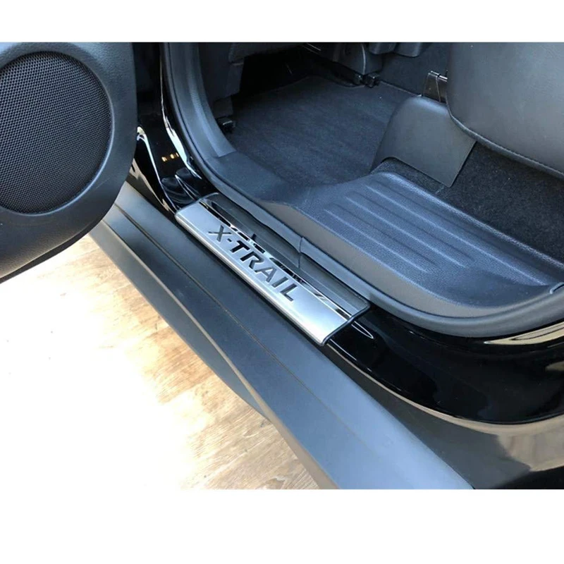 Накладка на порог двери из нержавеющей стали для Nissan X-Trail X Trail T32 2014-2020 аксессуары