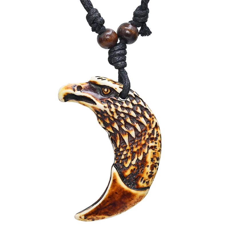 

FX047 подвеска в виде искусственного орла, мужской чокер в стиле ретро, Женские Ювелирные изделия, Африканский этнический стиль, ожерелье из т...