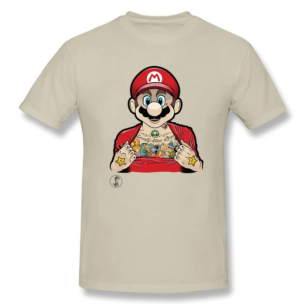 Super Mario Bros поставленные зоводами непосредственно Подростковая круглый вырез