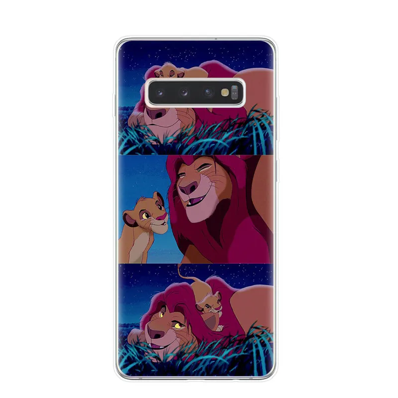 T3582 Роскошный чехол для телефона Lion King nala simba timon для samsung Galaxy S10 S9 S8 Plus S6 S7 Edge S10E Lite 5G Мягкий ТПУ чехол Капа Etui - Цвет: T3582
