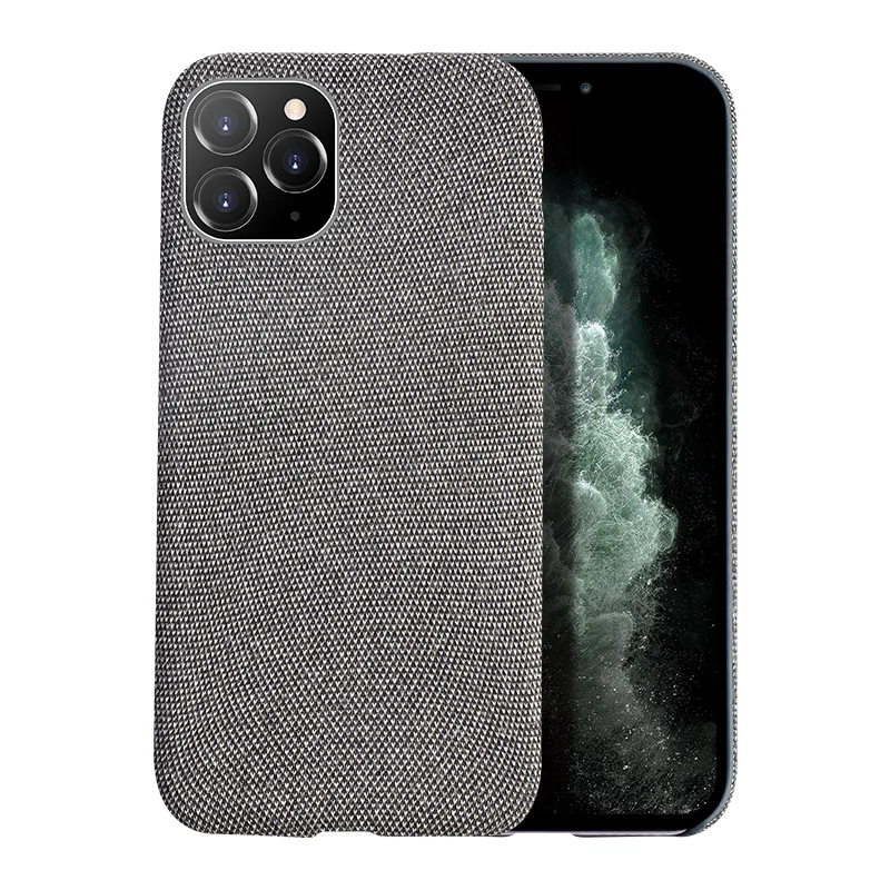 Роскошный мягкий чехол из плюшевой ткани для iPhone 11 Pro MAX, чехол из хлопковой льняной ткани, чехол для телефона s, для iPhone X, 8, 7, 6, 6S Plus, чехол - Цвет: Dark Grey