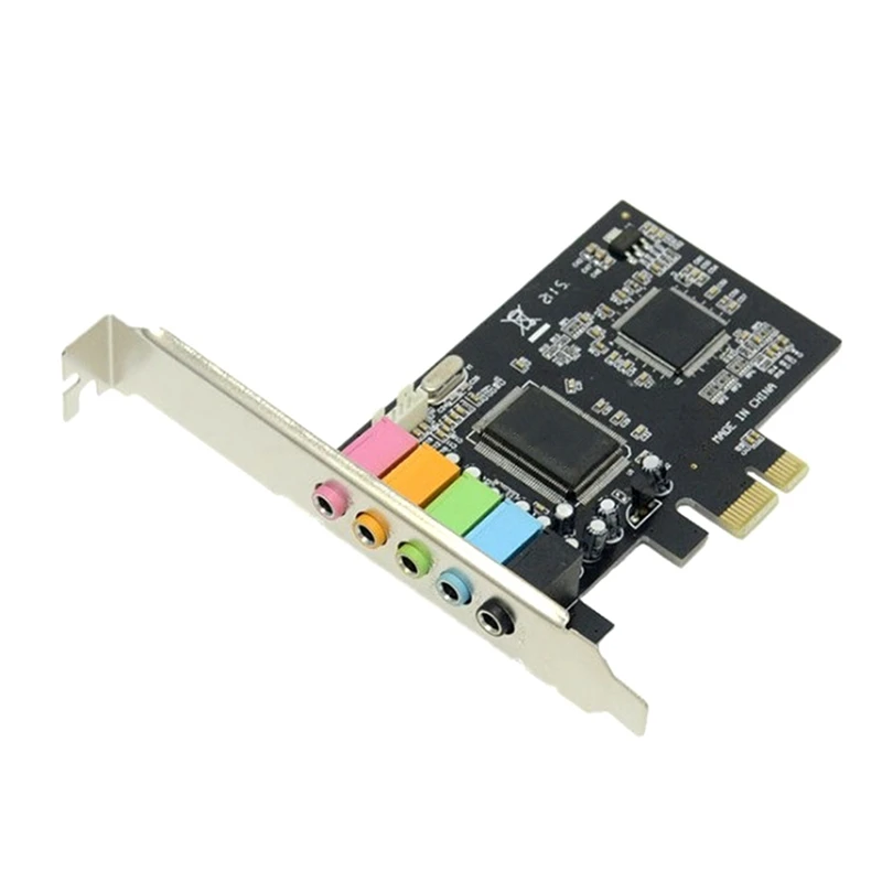 Звуковая карта PCI CH 5 1 каналов чипсет CMI8738 E стерео цифровая рабочий стол интерфейс