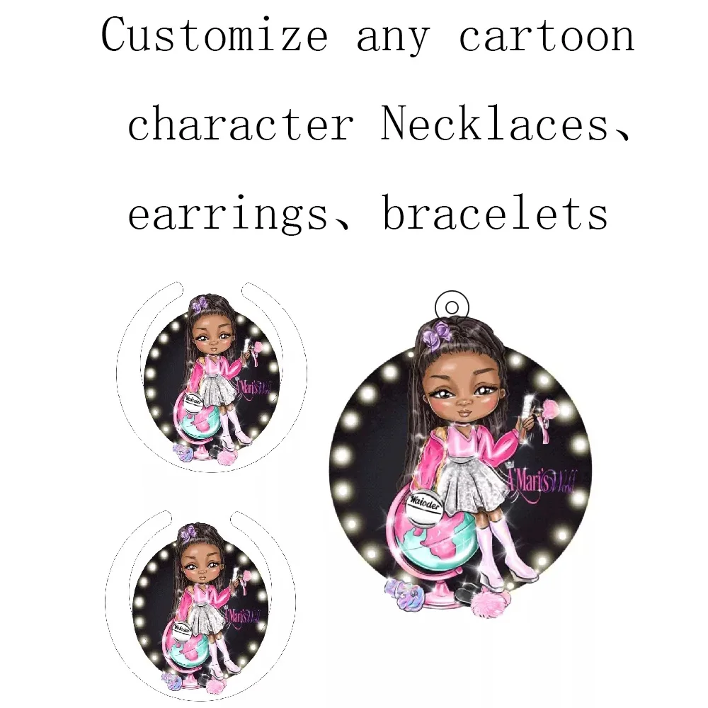 Customize any cartoon character necklace