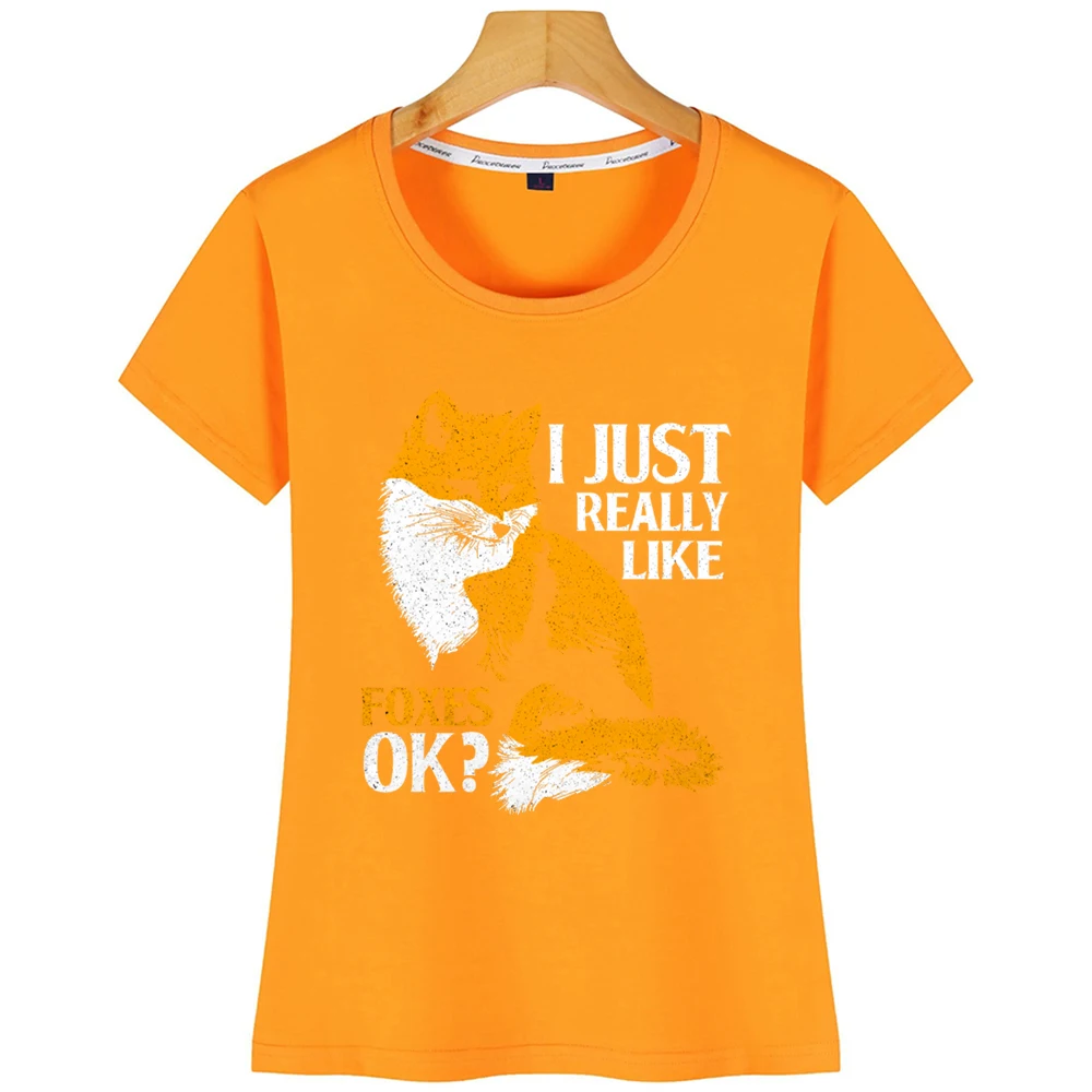 Топы Футболка женская Лиса комикс надписи хлопок Футболка| |