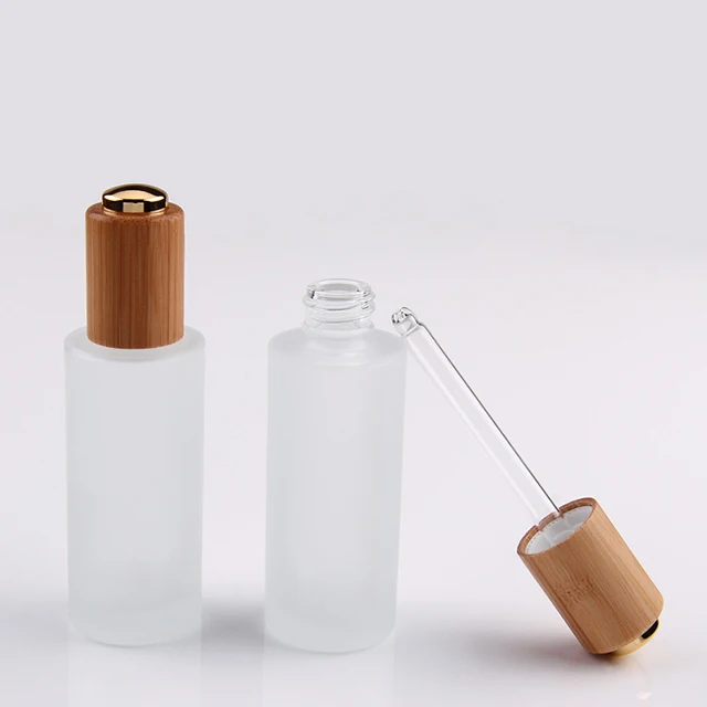 30ml 10 шт. 30 г 50 г банка для крема Матовые прозрачные насосы бутылочка для бамбукового лосьона 30 мл 50 мл 100 мл 120 мл 150 мл стеклянная бутылка для распыления тумана - Цвет: 30ml