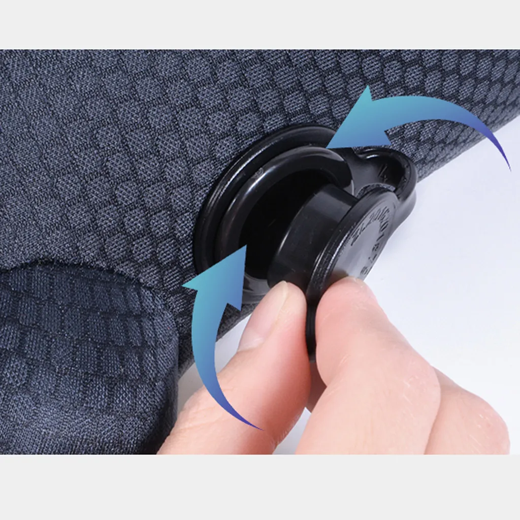 Inflatable U Shape Neck Cushion Travel Pillow Air Cushion Self-inflating Button Travel Neck Pillow Inflatable Airplane Pillow