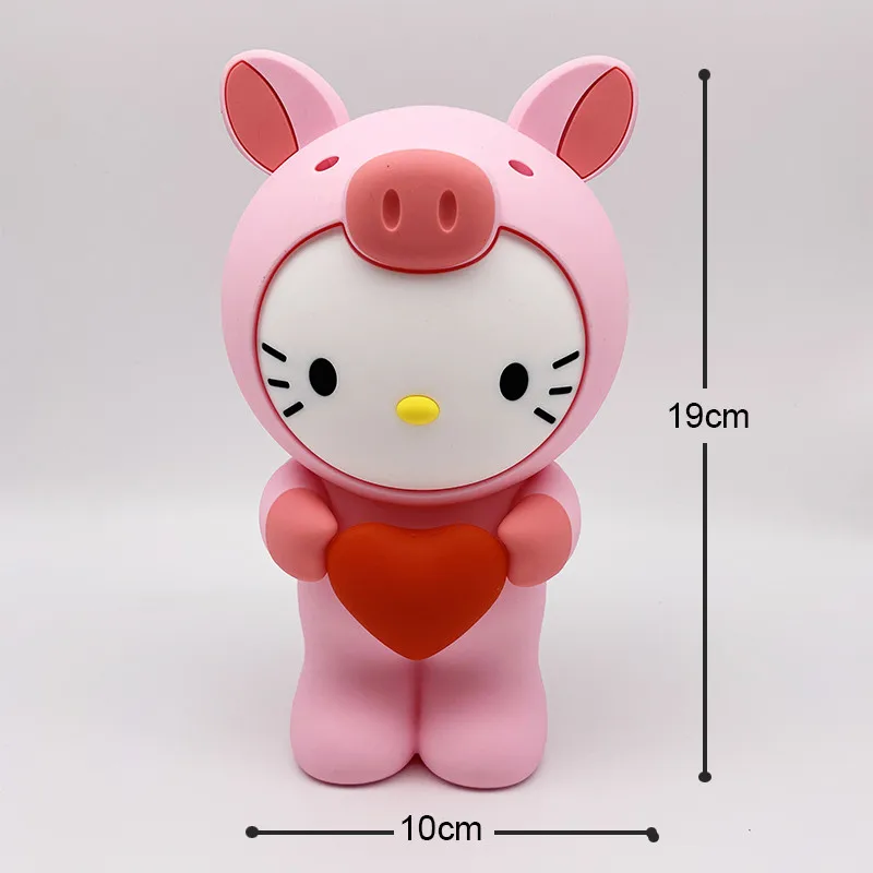 Силиконовые Большие Kawaii пеналы для карандашей многофункциональная косметичка канцелярские ручки сумки для хранения пенал школьные принадлежности для студентов - Цвет: PIG CAT