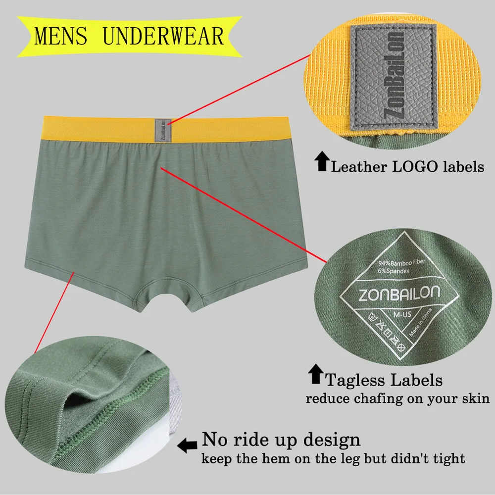 

Men's Boxer Underwear 4-6 PCS In Various Combinations Men Shorts Loose Fashion Comfortable Mens Briefs