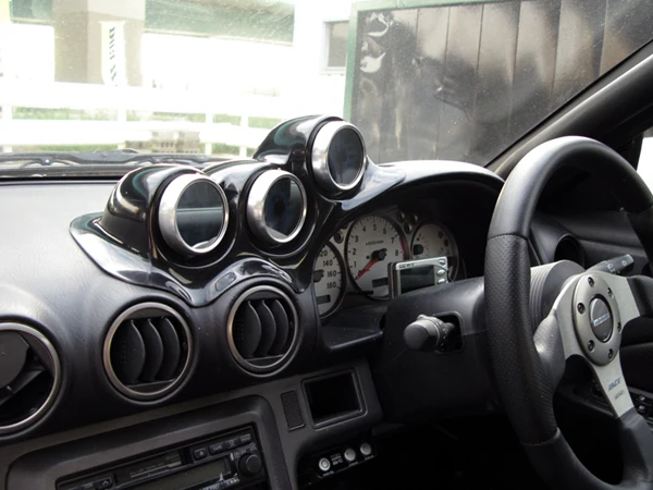 Автомобильный Стайлинг для nissan silvia S15 Uras Тип стекловолокна тире крепление тройной Gauge Pod 60 мм RHD FRP стекловолокно внутренний Набор накладок