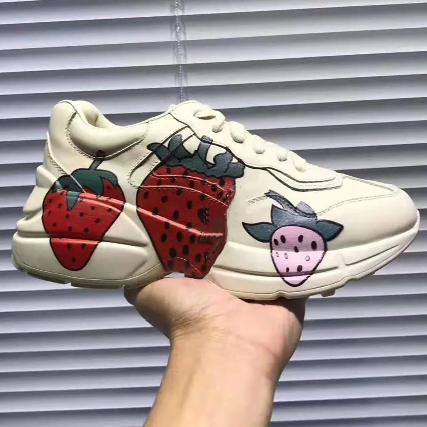 Кроссовки женские из натуральной кожи массивные Повседневная модная обувь на