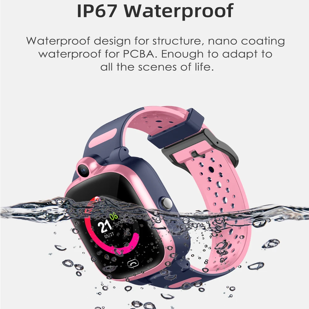 4g Смарт-часы с функцией видеозвонка часы для детей SOS защита от потери ребенка