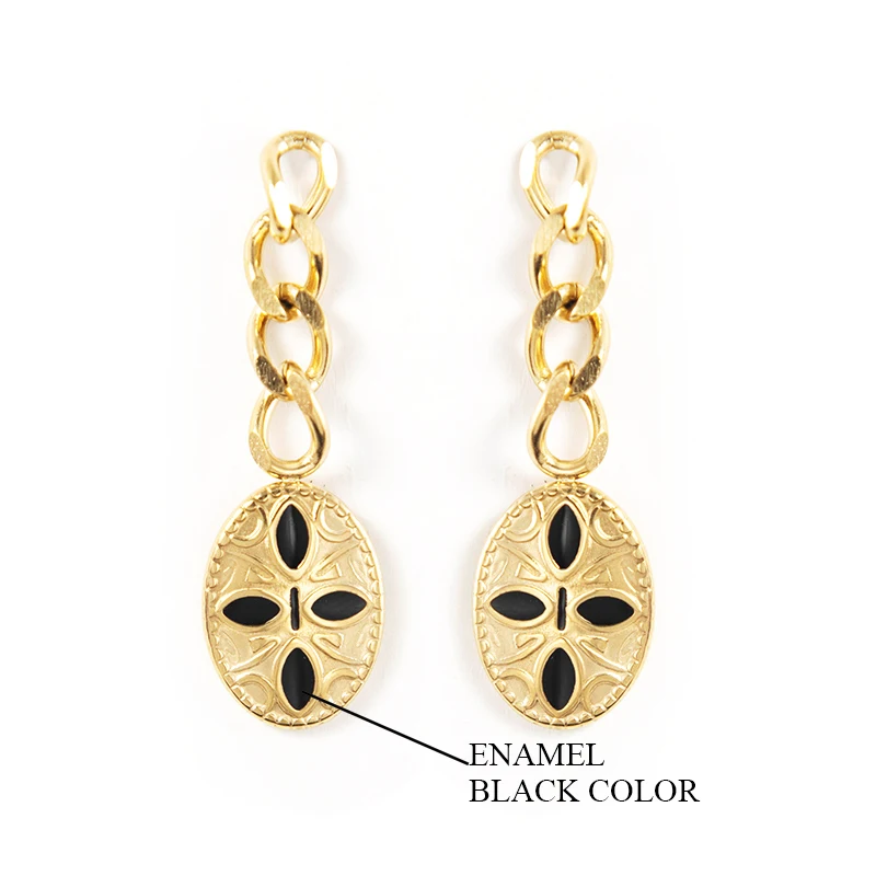 Женские длинные серьги-подвески винтажные из нержавеющей стали | Украшения и