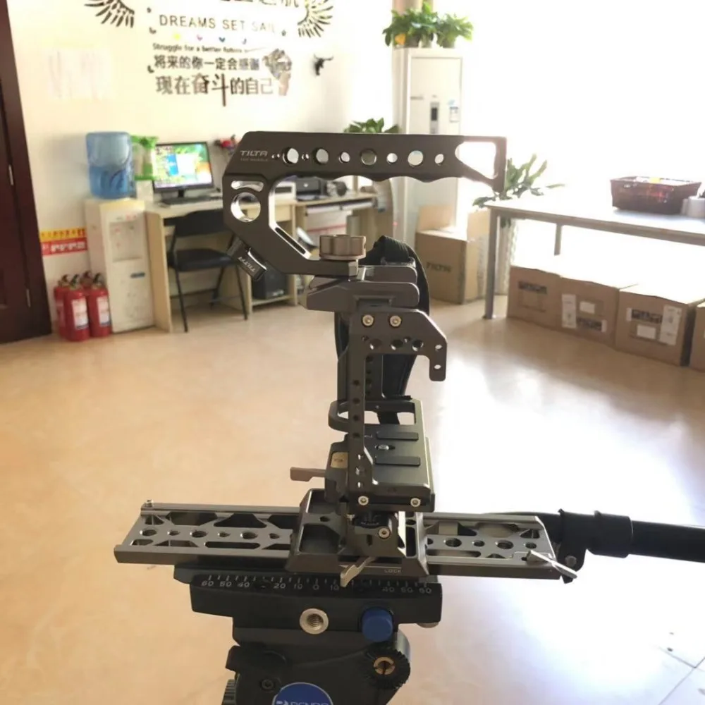BEILATE 10 дюймов легкая ласточкин хвост пластина для TILTA BMPCC4K/6 к A7S2 A7RM3 A9 BMPCC4K камера установка с 1/" и 3/8" винтовое отверстие