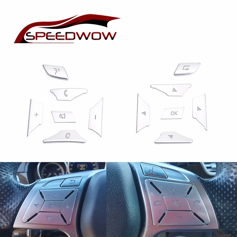 Декоративная накладка на руль из АБС пластика чехол с блестками для Mercedes Benz A B C E ML