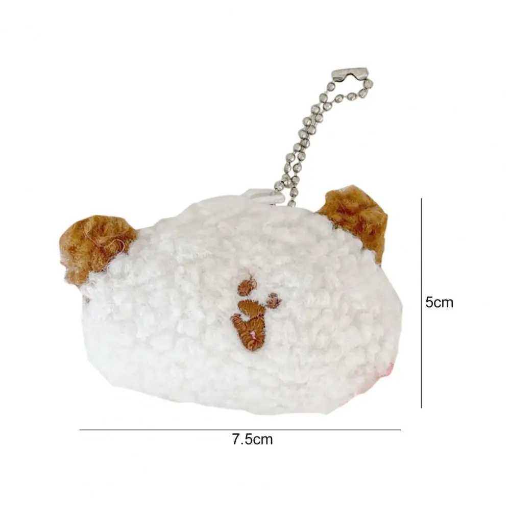 

Funny Bear Doll Pendant Multifunctional Colorful Ear Cute Bear Plush Pendant for Child Kid Bag Keychain Decoration