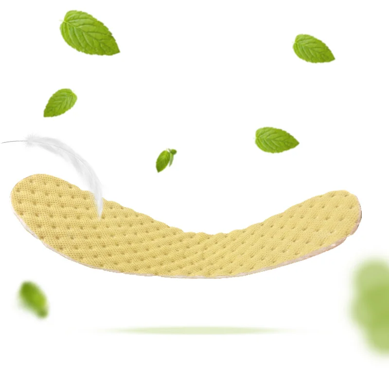 10PCS Deodorant Insoles Light Weight Shoes Pad Absorb-Sweat Breathable Bamboo Charcoal thin Sports Insoles Men Women