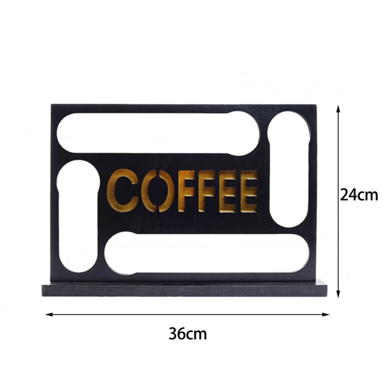 

Wood Decoration Tray Nordic Wind Wood Pastry Tray Large & Wooden Coffee Capsule Holder 10-15 Cups Retro Coffee Pod Rack