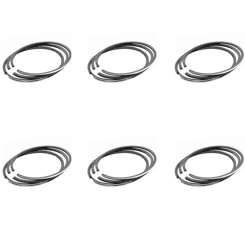 

6 Units Piston Ring 6150-31-2030 for Komatsu 6D125 6D125-1 Engine PC400-6 Excavator