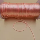2 мм X 20 м розового цвета Цвет Rattail атласный шнур китайский Заплетенный в узел Строка ювелирных изделий Бисер веревка R169