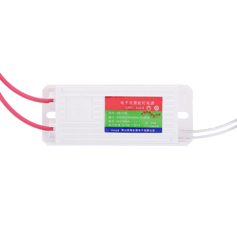 1 шт. неоновый электронный трансформатор водонепроницаемый источник питания