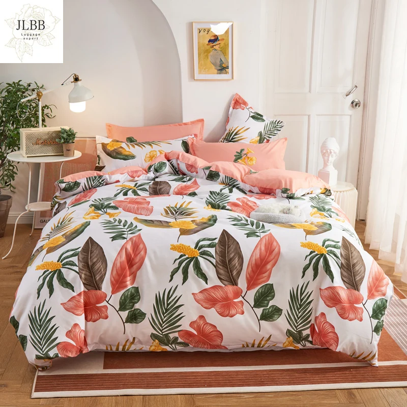 

Northern Europe Bedding Sets plaid Duvet Cover sets Pillowcases 3/4pcs quilt cover sets Twin Full single King Size Bedclothes