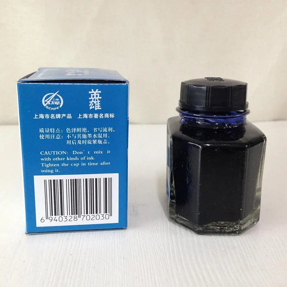 50 мл цвета — красный синий черный бутилированной Стекло чернила для ручек и
