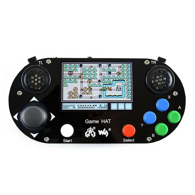 Игровая консоль Raspberry Pi 3 B Game HAT с IPS экраном 5 дюйма разрешением 480x320 удаляемый