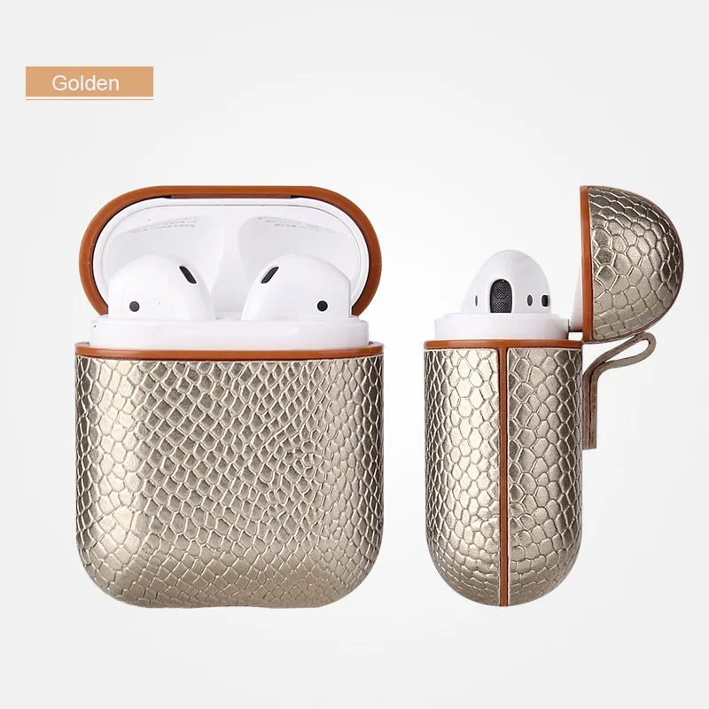 Для Airpods Apple Оригинальный чехол для наушников кожаный Air Pods s 1:1 TWS Bluetooth