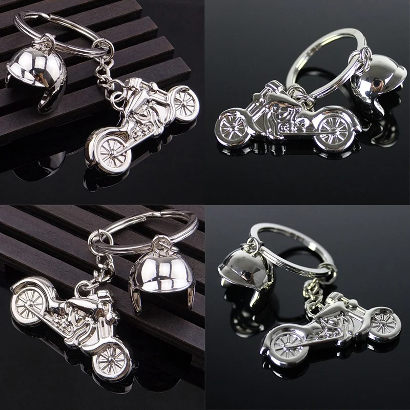 3D металлический брелок для автомобиля и мотоцикла мини-брелок мужские