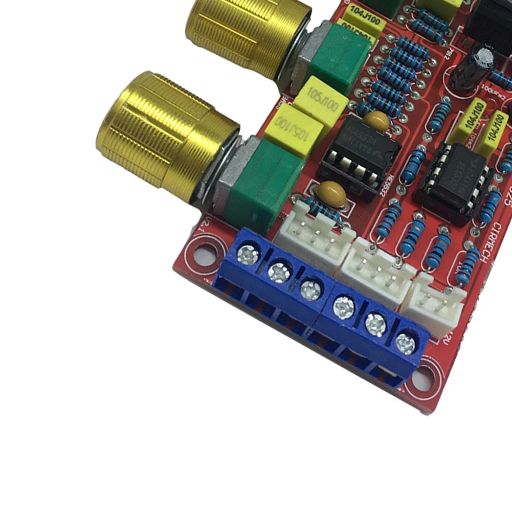 

New Amplifier Board Bass Preamplifier HiFi Preamplifier Preamp Board with Treble Alto Bass Tone Volume Control