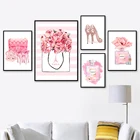 Алмазная вышивка розовая модная Парфюмерия на высоком каблуке сумка для губной помады роспись Стразы вышивка искусство нордическая вышивка крестиком Мозаика l