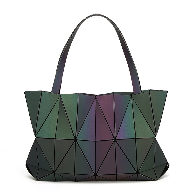Luminous sac bao ladies Bag diamond Tote geometric quilted shoulder bags women handbags for women 2020 bolsa feminina sac a main