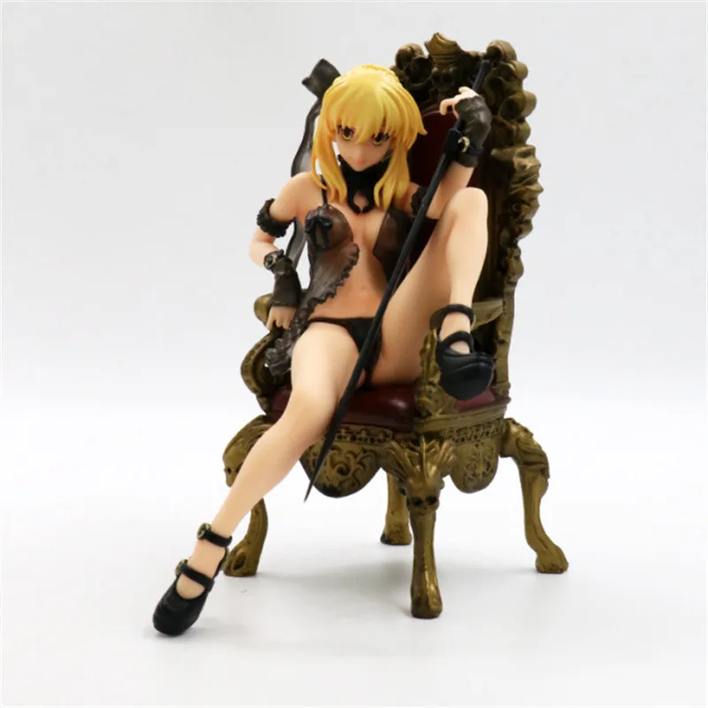 1/7 Сексуальная Аниме Фигурка Fate/Stay Night Saber pajver Ver. Сидячая позиция ПВХ фигурка