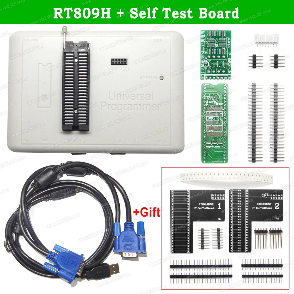Новейшее программное обеспечение оригинальный RT809H + 51 адаптеры EMMC-Nand FLASH