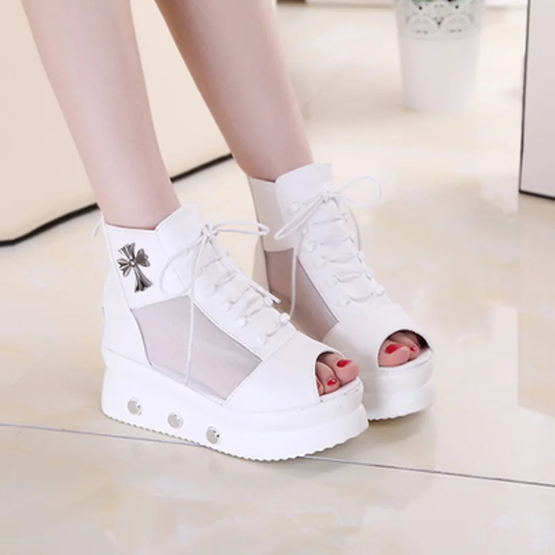 2019 г. новые летние женские сандалии водонепроницаемые на толстой платформе с