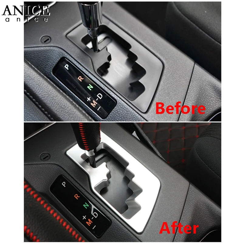 Для Toyota RAV4 2016 2017 2018 углеродное волокно цветная панель переключения передач