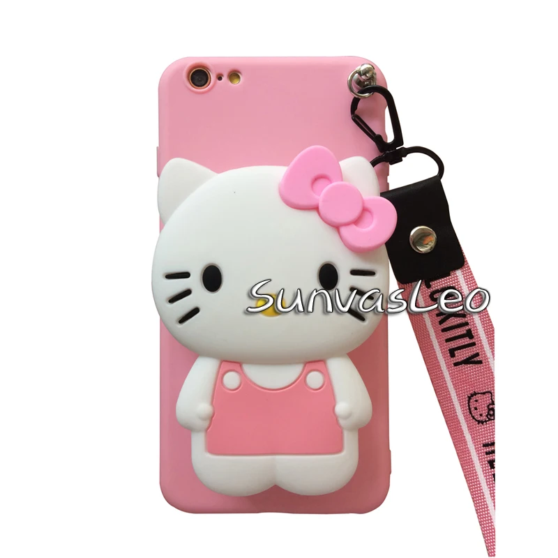 Pink KT Для samsung Galaxy M серии J3 Star J7 Crown J3 J7 3D кошелек с мультяшным животным Мягкий силиконовый чехол задняя крышка для телефона со стразами - Цвет: Pink KT