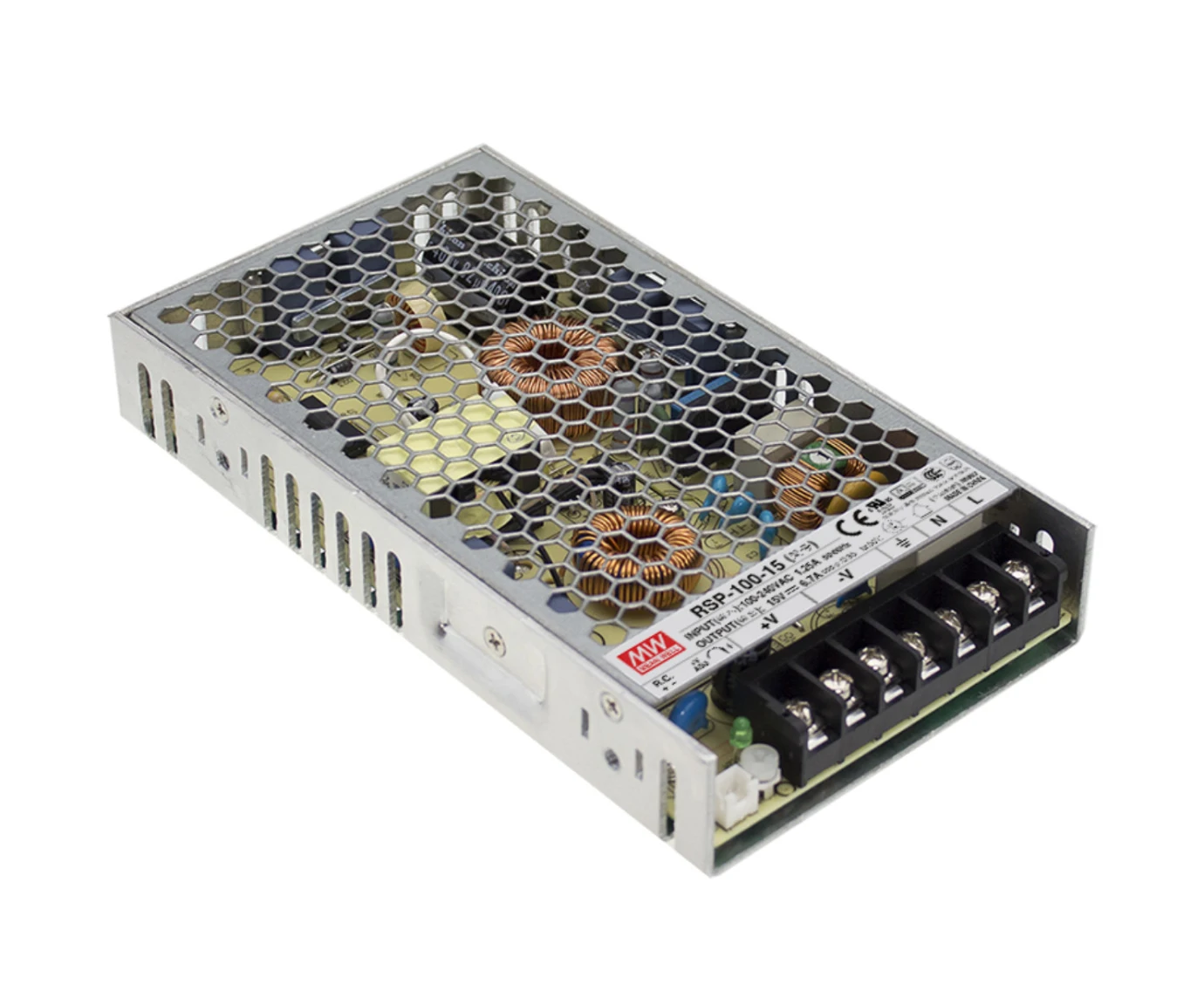 Meanwell RSP-100-24 24 В 4.2A meanwell RSP-100 100 8 Вт Один выход с PFC Функция питания | Обустройство