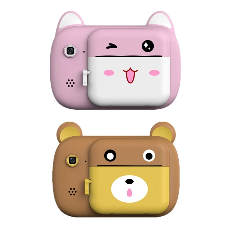 

A7 Kids Camera Mini Digital Cameras Cute Portable Cartoon Cameras Camera with Photo Printing Function