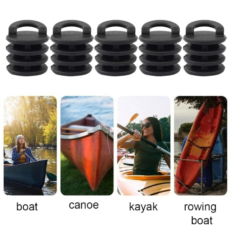 

10 Kayak Marine Boat Scupper Stoppers Plugs Bungs Replacement for Kayak Canoe Boat Drain Holes