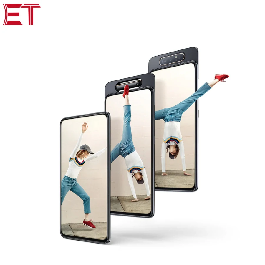 Глобальный Samsung Galaxy A80 A805F/DS мобильный телефон 8 Гб оперативной памяти 128 ГБ ROM