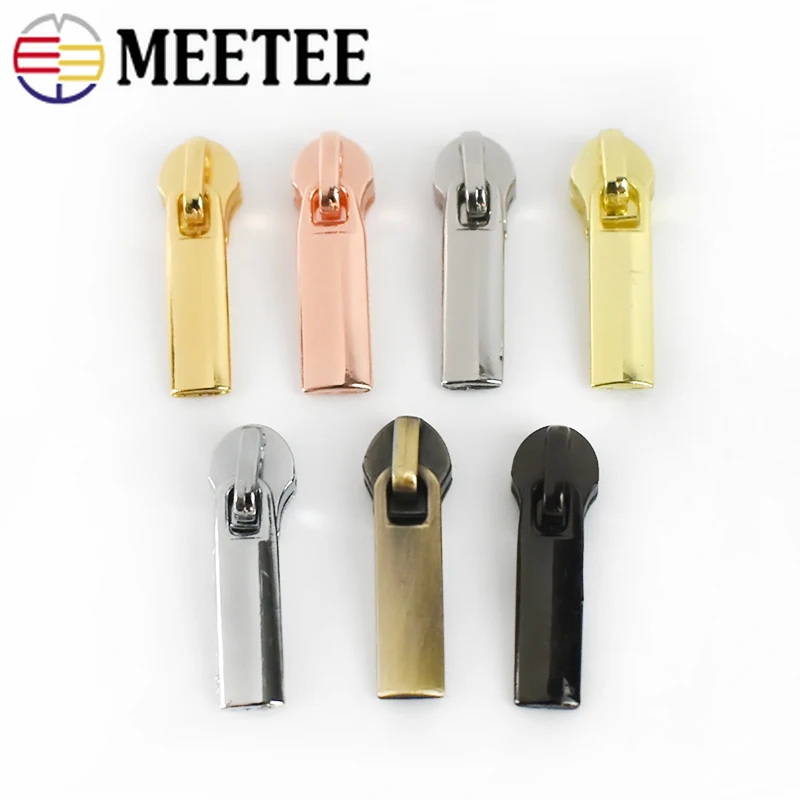 

Meetee 20pcs Eco-Friendly Zipper Sliders for 3# Nylon Zipper Down Jacket Pocket Zipper Head Bag Zip Repair Kits DIY Accessories