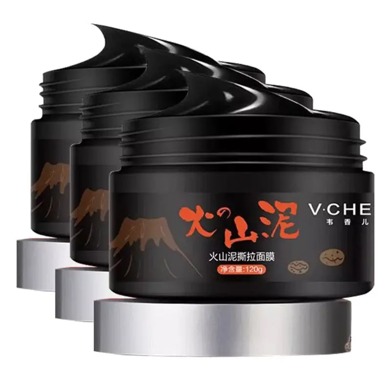 

Volcanic Mud Mask Blackhead Remover Deep Cleaning Oil Control Shrink Pores Mask