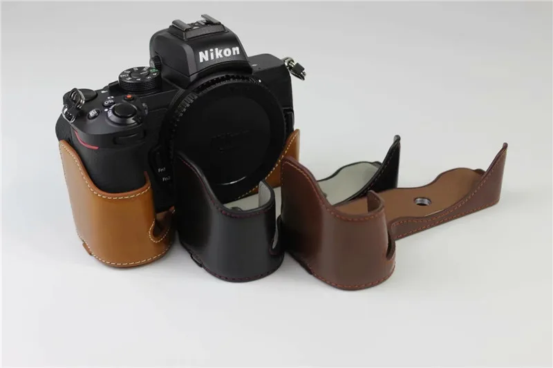 Чехол для камеры Nikon Z50 из искусственной кожи с отверстием батарейки | Электроника