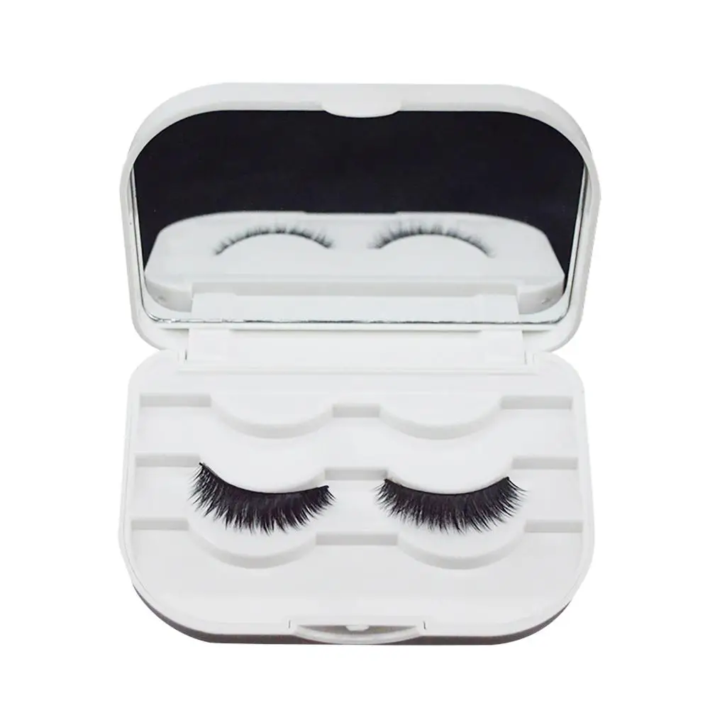 3 пары коробок для хранения накладных ресниц пластиковые коробки ложных