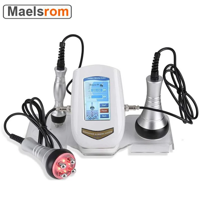 

3 In 1 RF Radio Frequency Body Facial SPA Shaper 40K Slimming Machine Vacuum Lipo Laser Cavitation Device Weight Loss Instrument